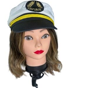 Unisex Captain Sailor Hat for Vacation or Theme Party